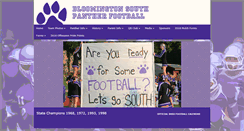 Desktop Screenshot of bhsspantherfootball.com